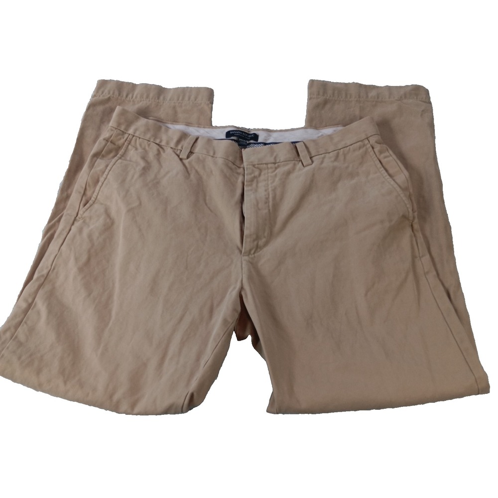 Banana Republic Men's Emerson ChinoPants Beige 34x30 100% Cotton